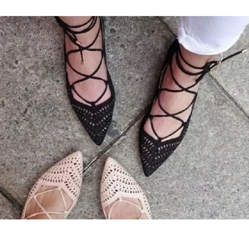 🆕 Topshop 'N Fase Laser' Ghillie Flat